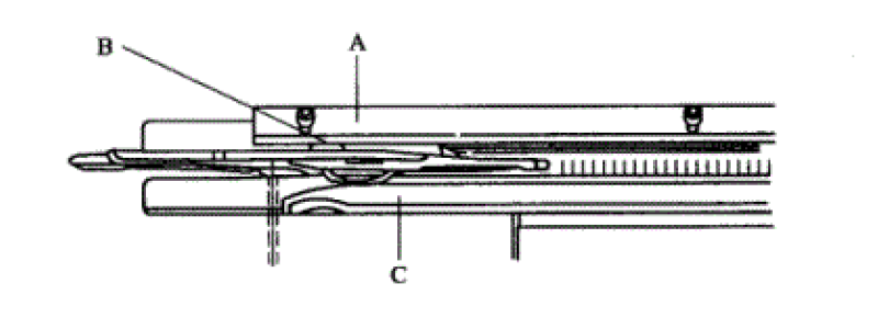 Adjust the gripper releaser of the right gripper head Adjust the gripper releaser of the right gripper head
