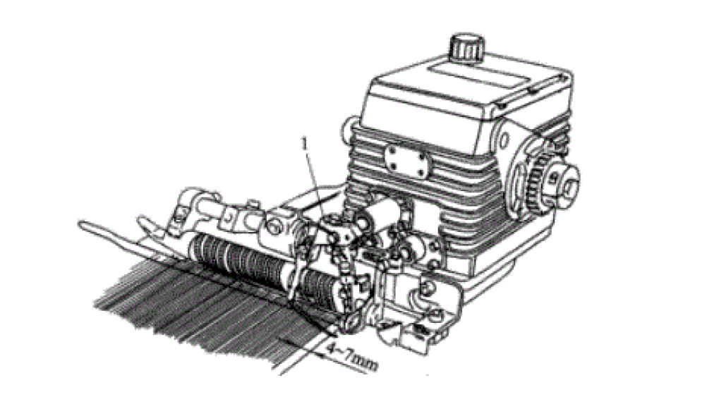 Fig.5 Installation position of tuck-in device Fig.5 Installation position of tuck-in device