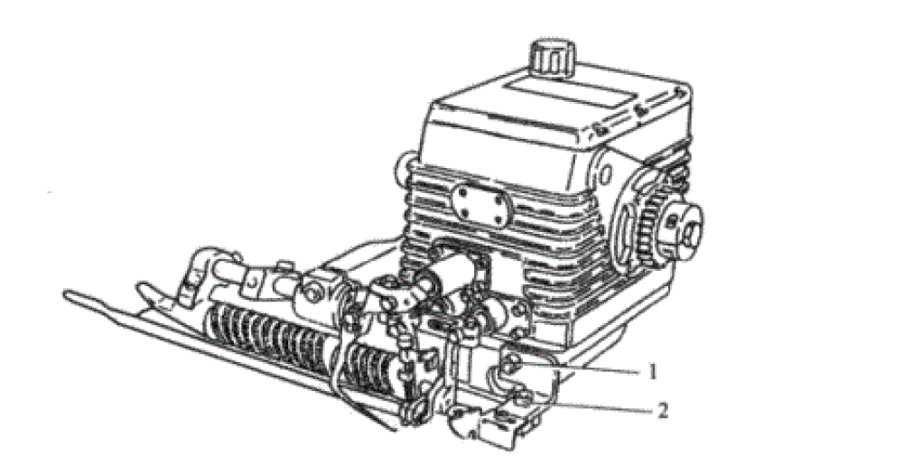 Fig.12 Adjustment of waste edge device Fig.12 Adjustment of waste edge device